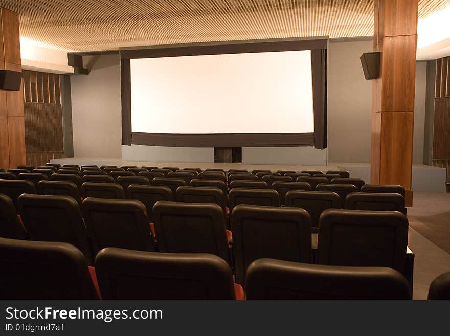 Empty Small Cinema Auditorium