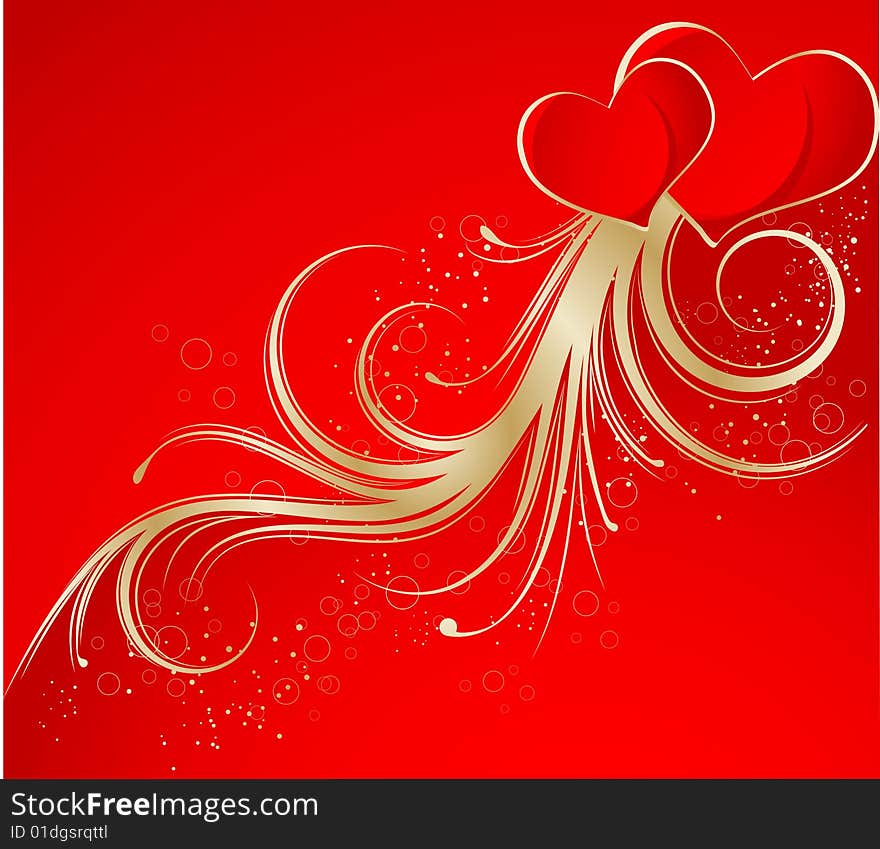 St. Valentine background.