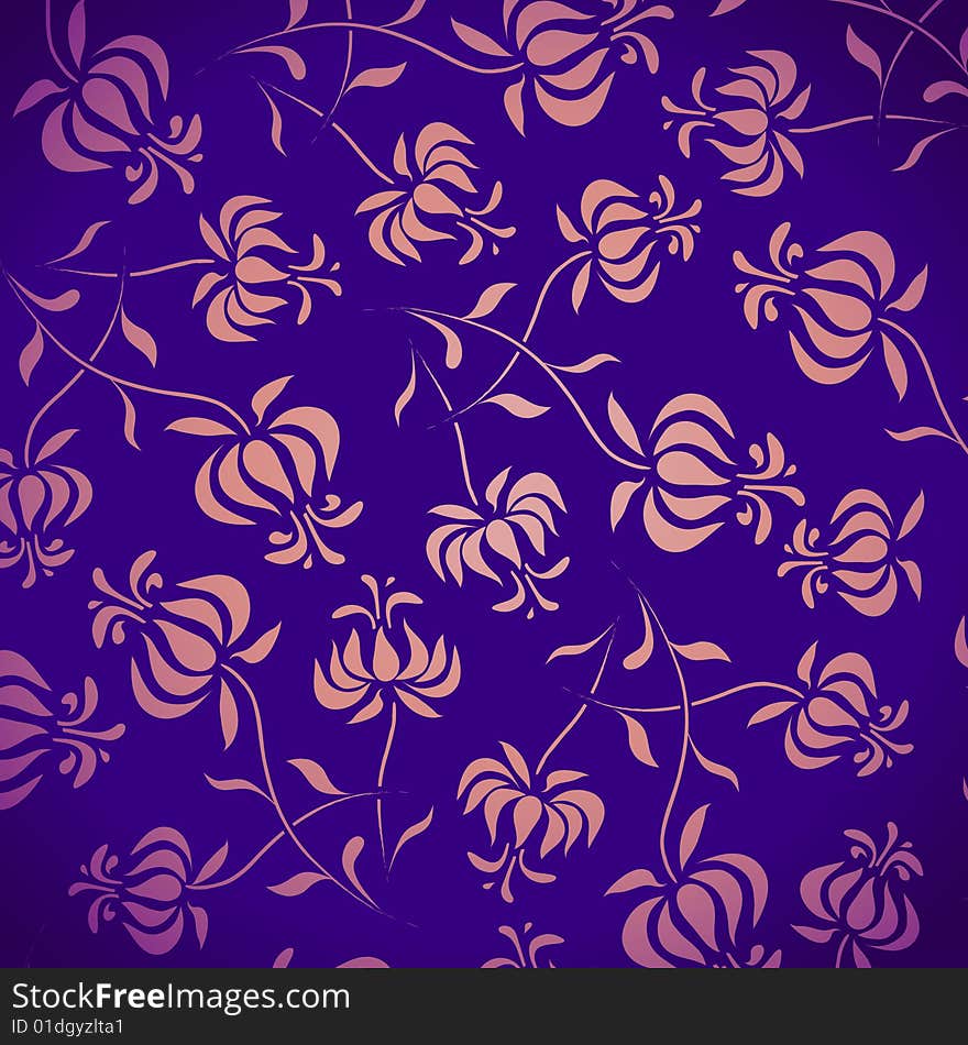 Abstract Wallpaper Pattern. Vector