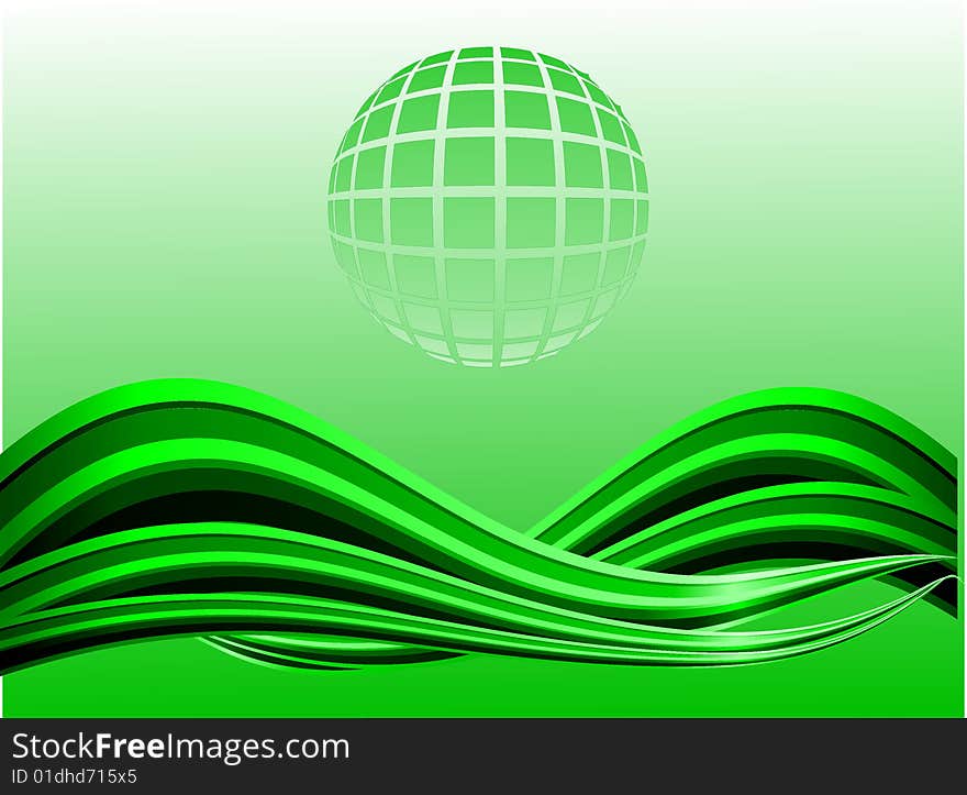 Abstract vector dark green background. Abstract vector dark green background