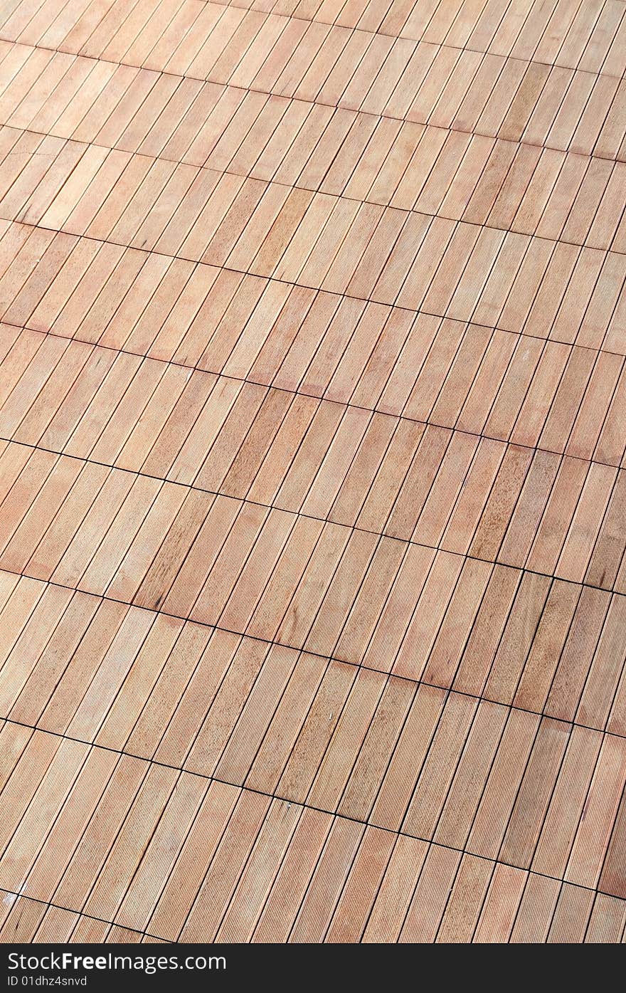 Wood floor for construction coating