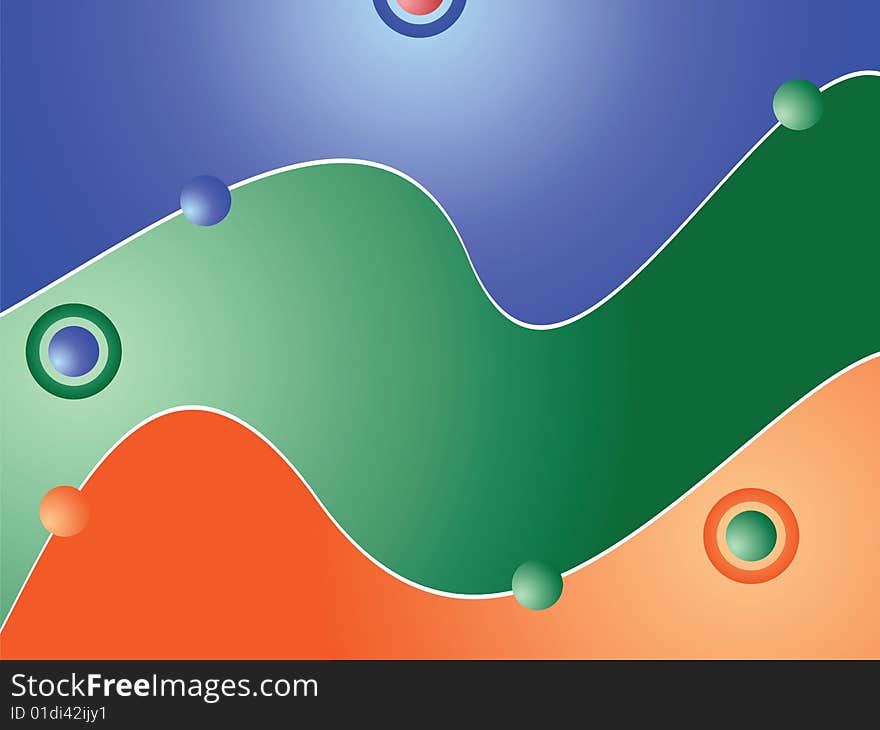 Abstract background with some nice wavy lines. Eps8, vector, easy resizing or change colors.