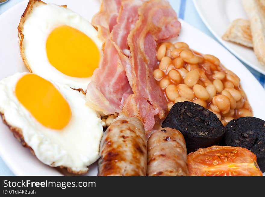 Traditional full english breakfast