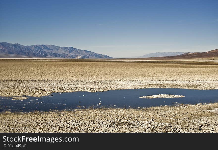 Death Valley - view north from Badwater