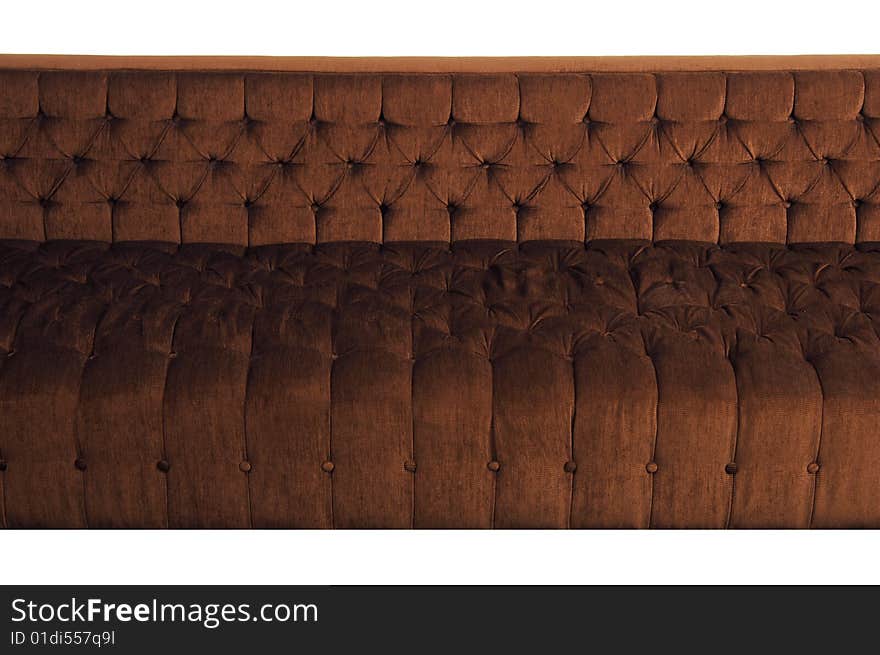 Velvet sofa