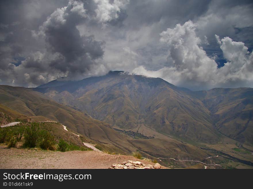 Amazing Argentina Landscape In Summe