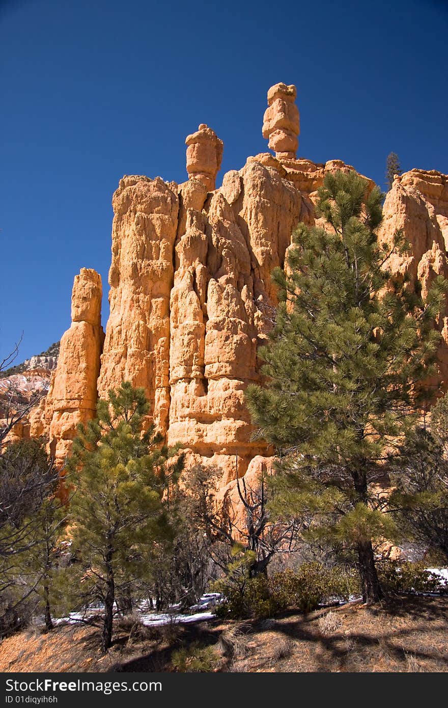 Red Canyon is located along Scenic Byway 12, just 9 miles from Bryce Canyon. Red Canyon is located along Scenic Byway 12, just 9 miles from Bryce Canyon.