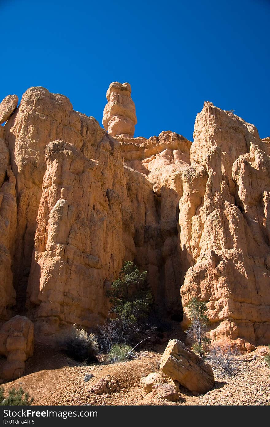 Red Rock Canyon Sandstone Columns