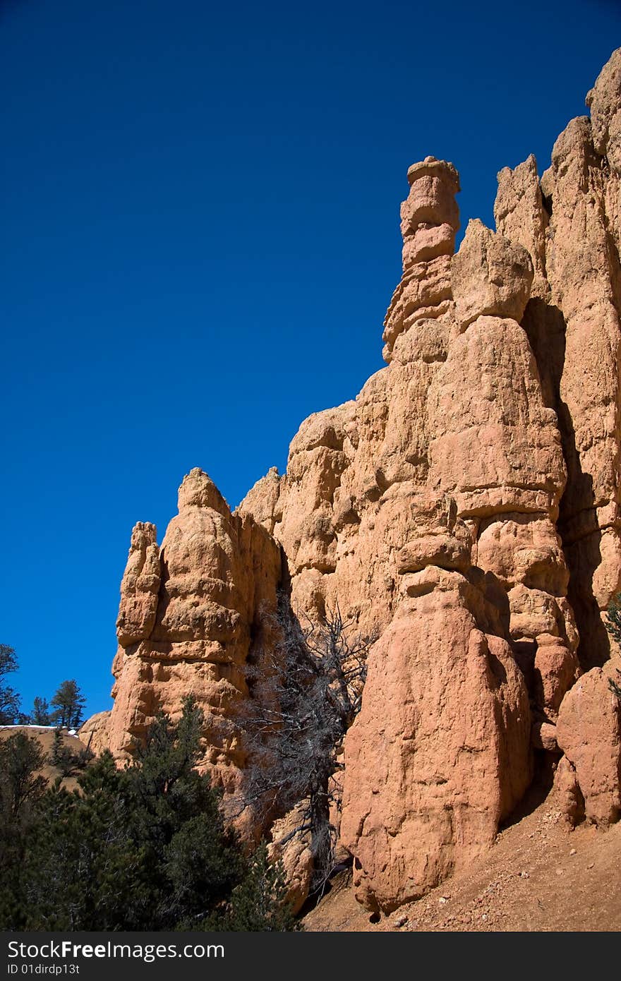 Red Rock Canyon Eroded Cliffs