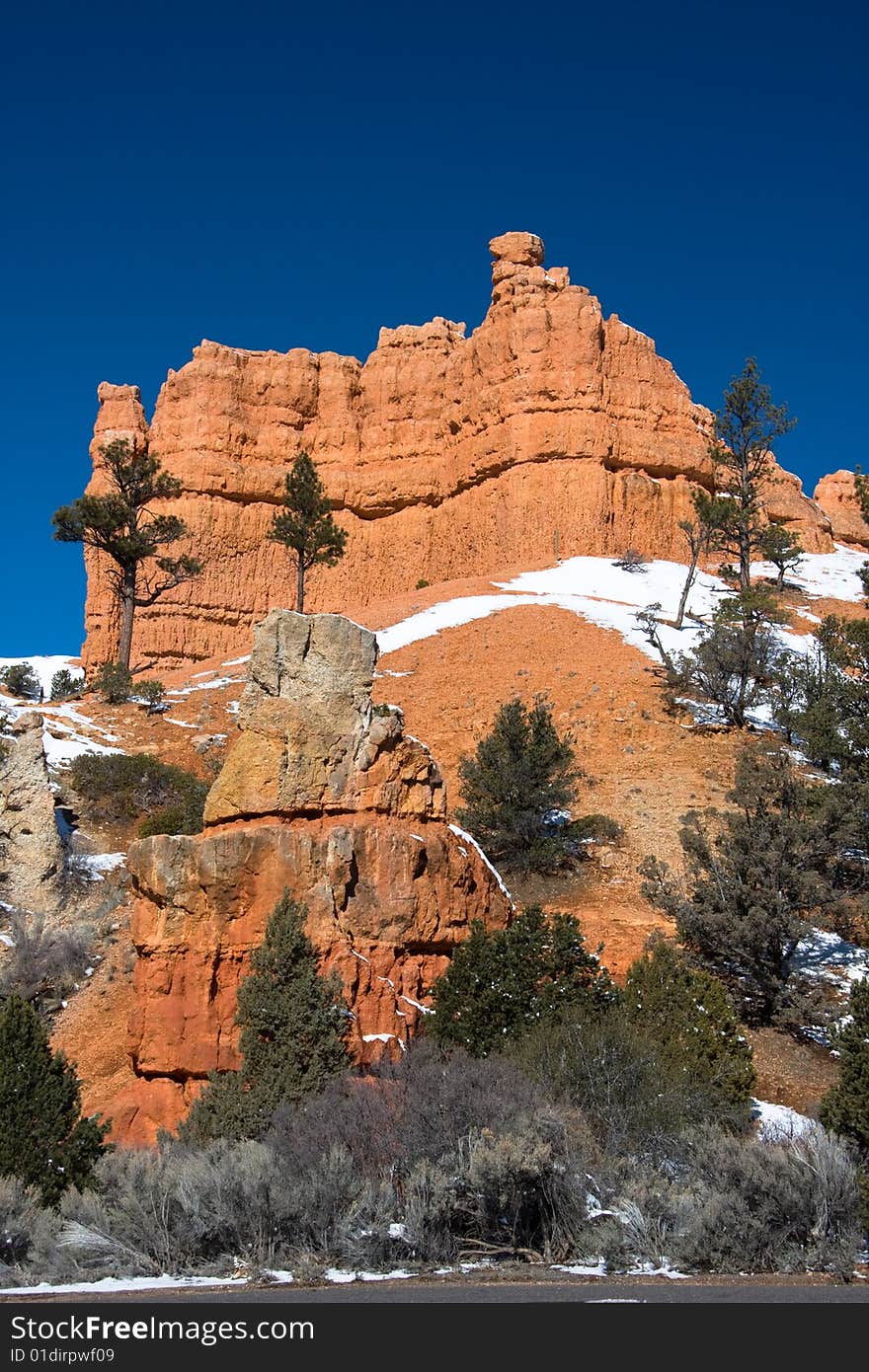 Red Canyon is located along Scenic Byway 12, just 9 miles from Bryce Canyon. Red Canyon is located along Scenic Byway 12, just 9 miles from Bryce Canyon.