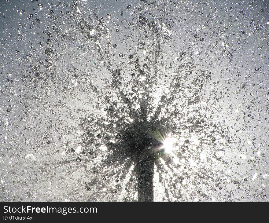 Solar fountain