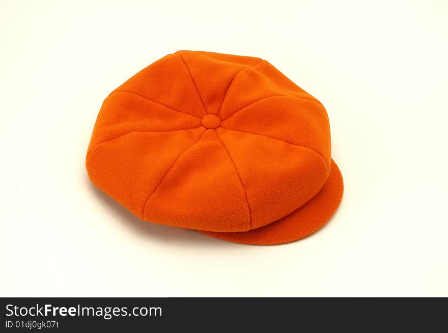 Hat isolated at white for clothing