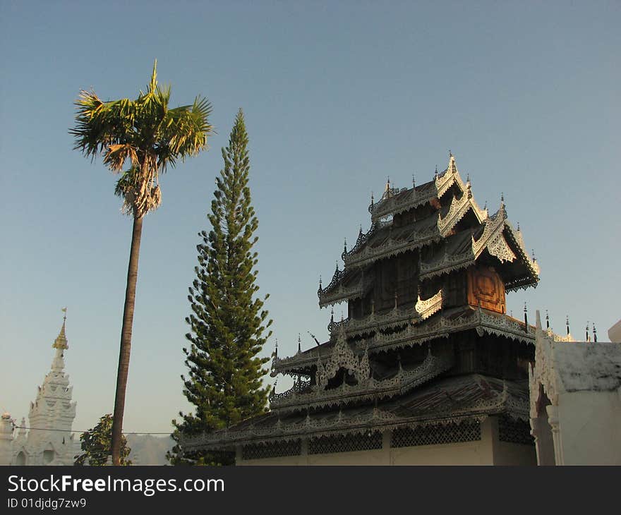 Burma temple in Thailand