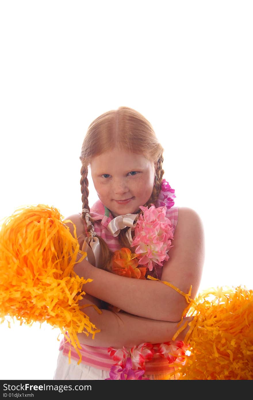 Young cheerleader