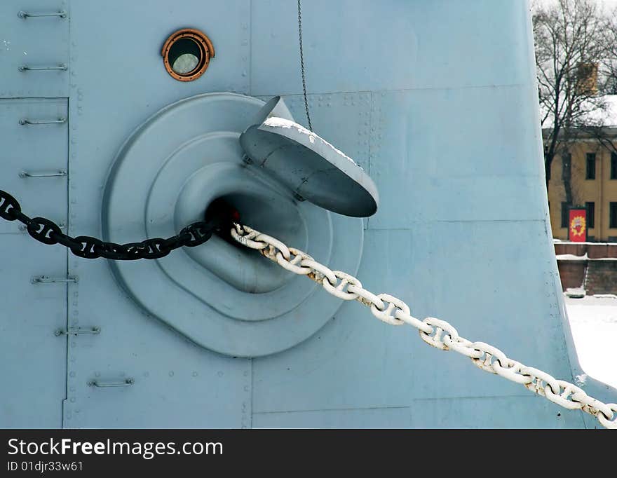 Saint Petersburg, cruiser Aurora (detail)