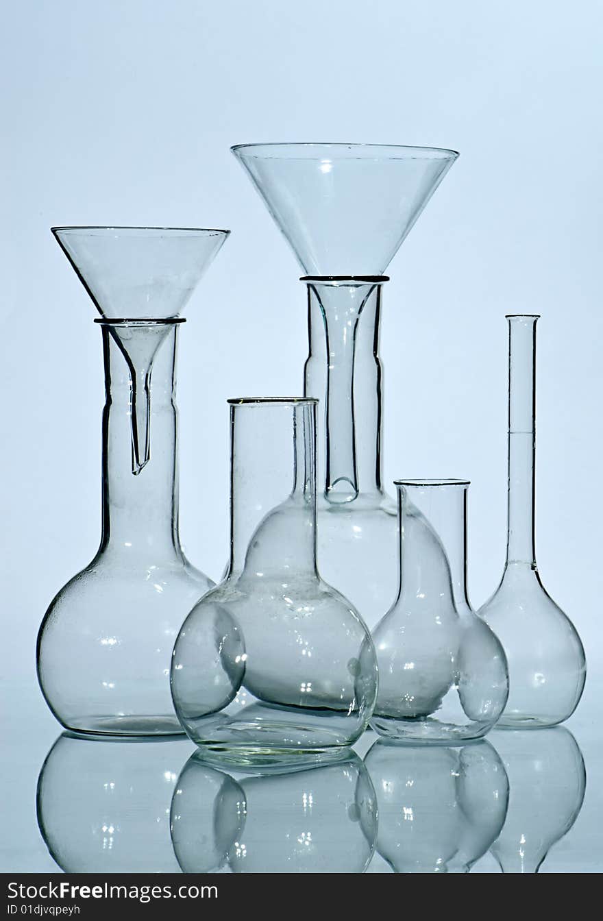 Glass laboratory equipment