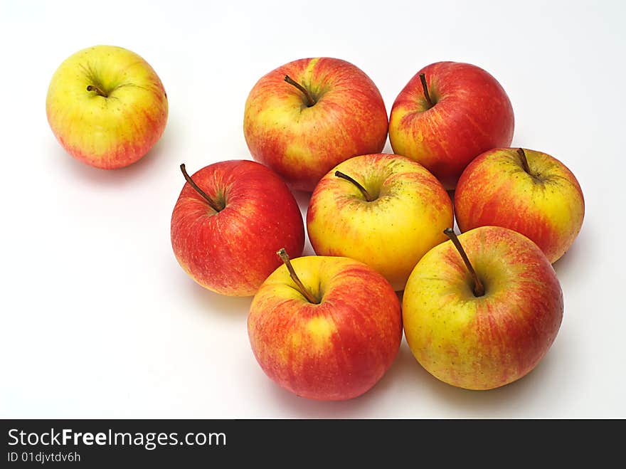 Fresh apple isolated on white. Fresh apple isolated on white