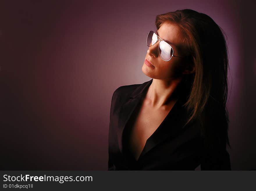 Portrait of a beautiful woman. Portrait of a beautiful woman