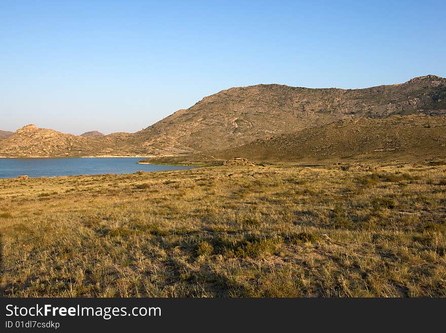 Lake And Mountains Landscape