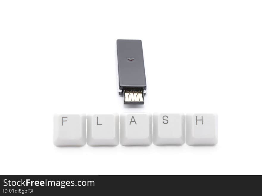 Stylish usb flash drive and flash sign