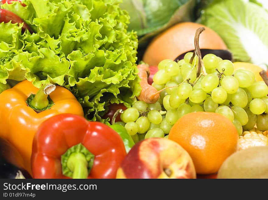 Vegetables and fruits