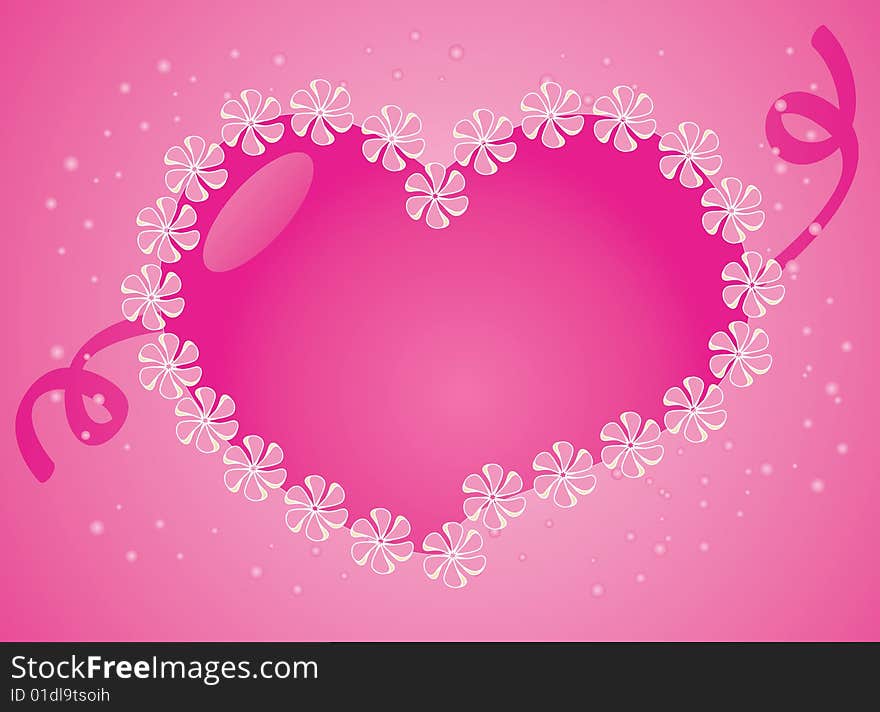 Aqua stylized valentine heart -