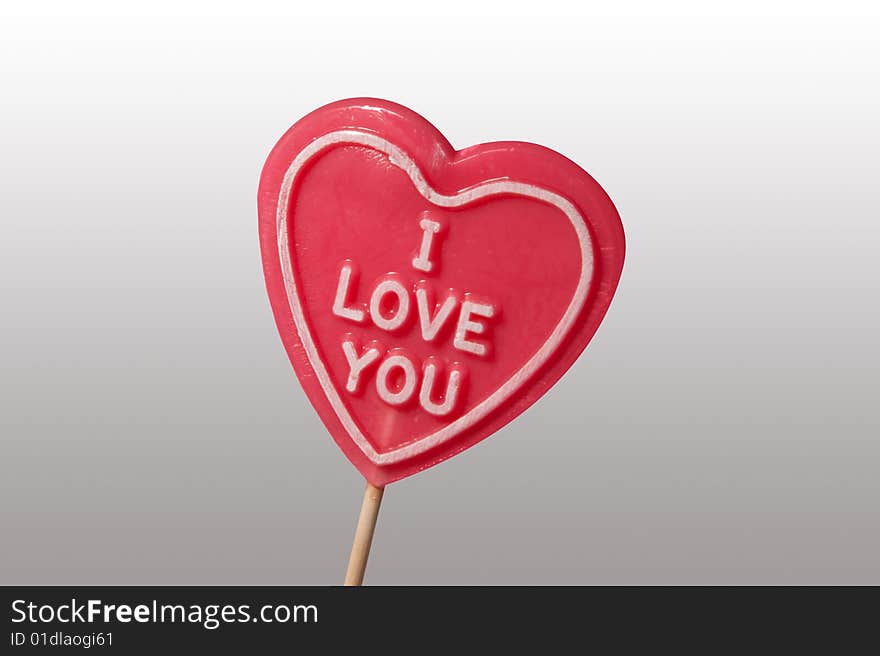 I Love you lollipop for valentine, someone special. I Love you lollipop for valentine, someone special