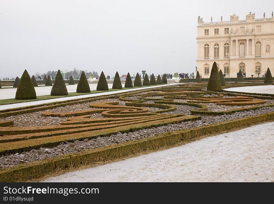 Chateau de Versailles gardens, castle, paris