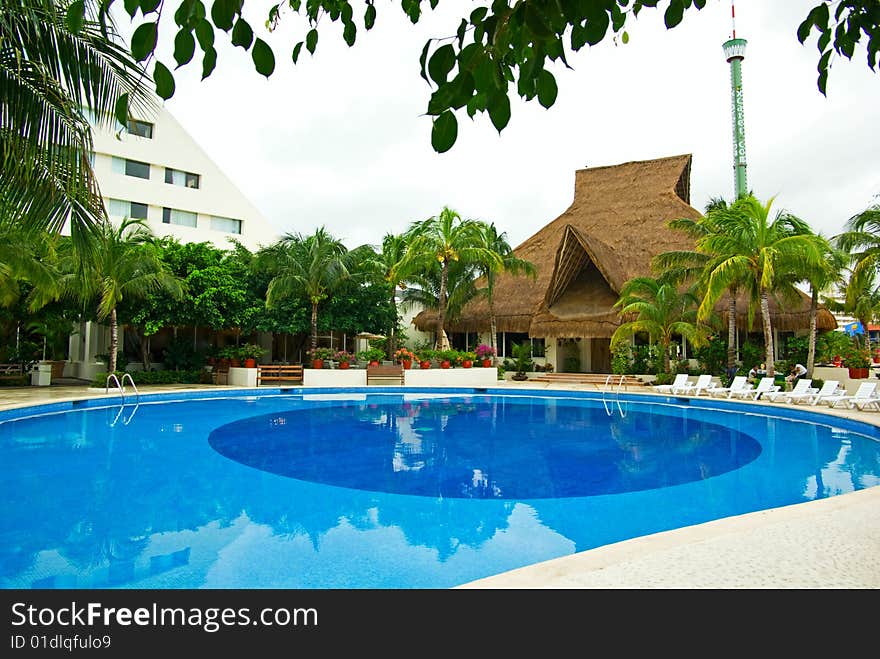 Resort swimming pool