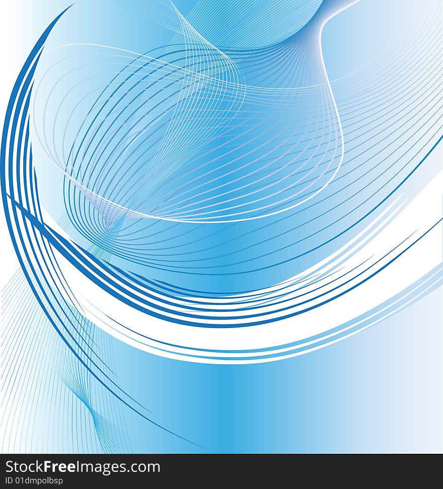 Abstract blue background. vector illustration