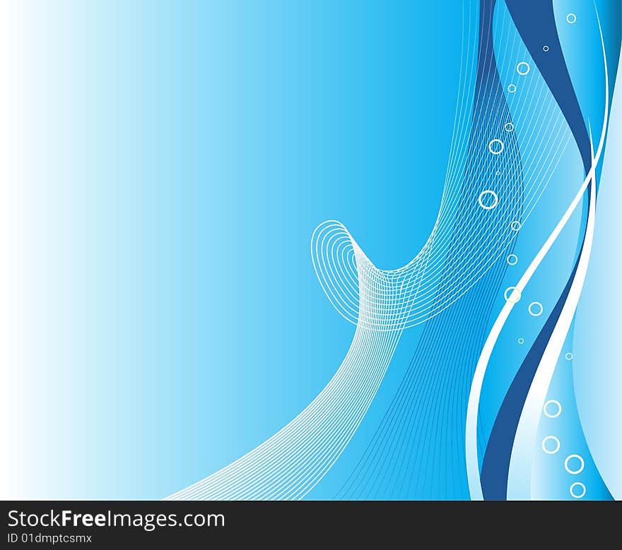 Abstract blue background. vector illustration