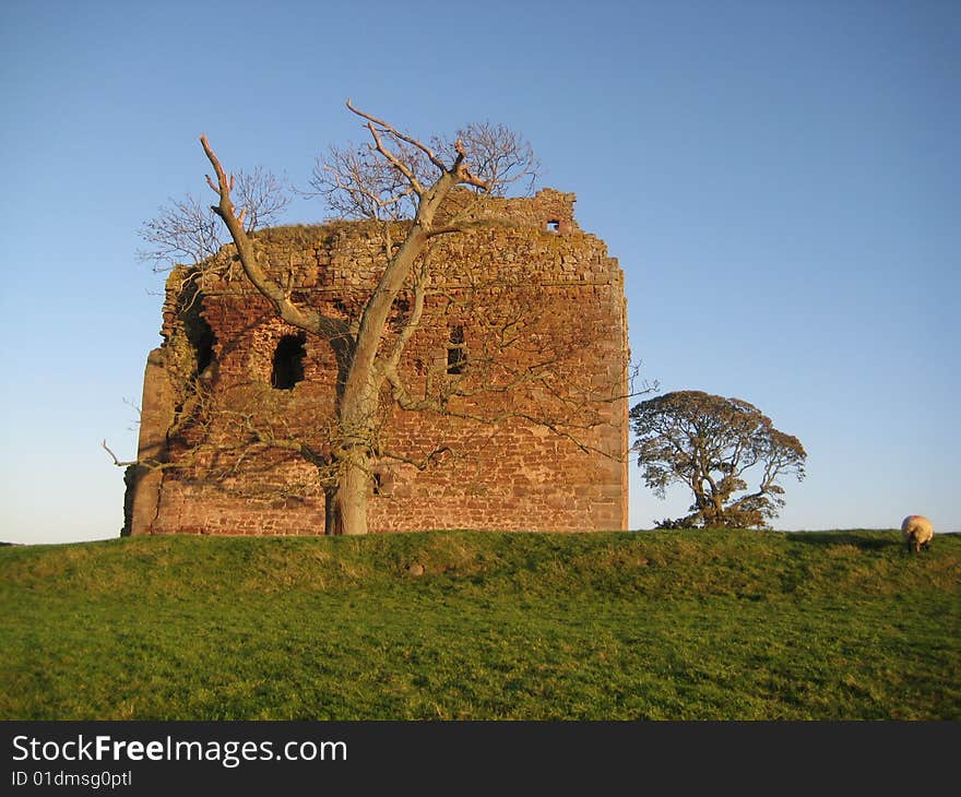 Picture shows the ruins of Cessford Castle near Kelso in the Scottish Borders. Picture shows the ruins of Cessford Castle near Kelso in the Scottish Borders