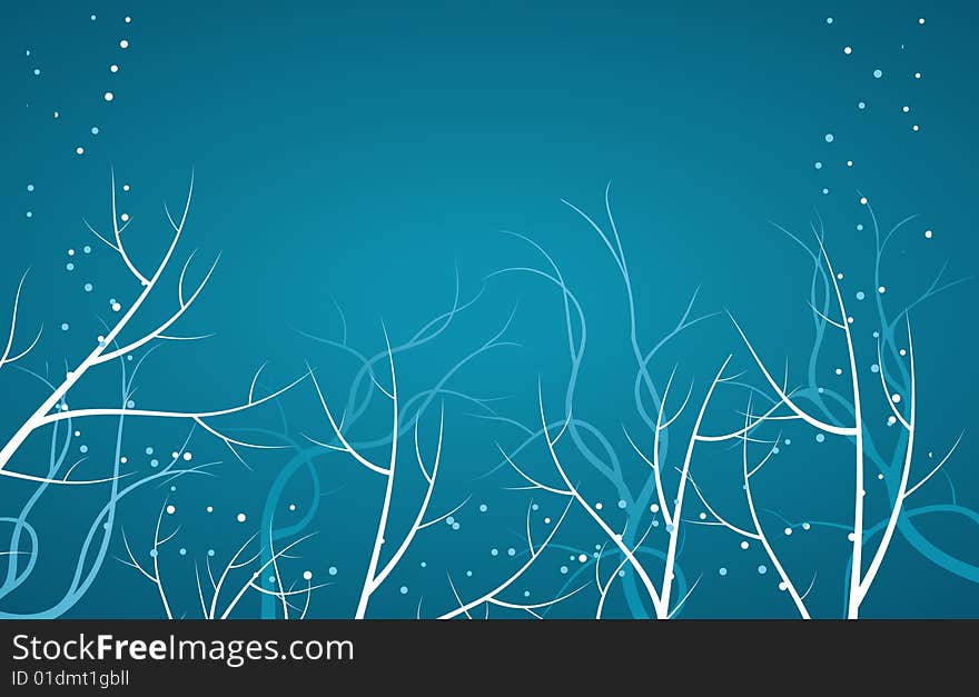 Abstract winter background. vector illustration