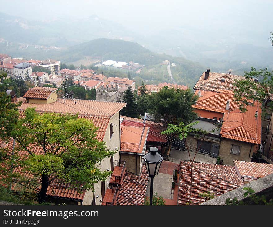 Medieval tiling roofs