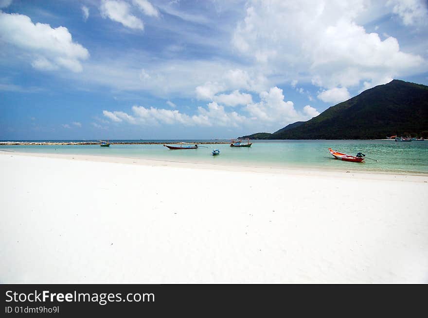 Malibu beach at Koh Phangan Island, Thailand