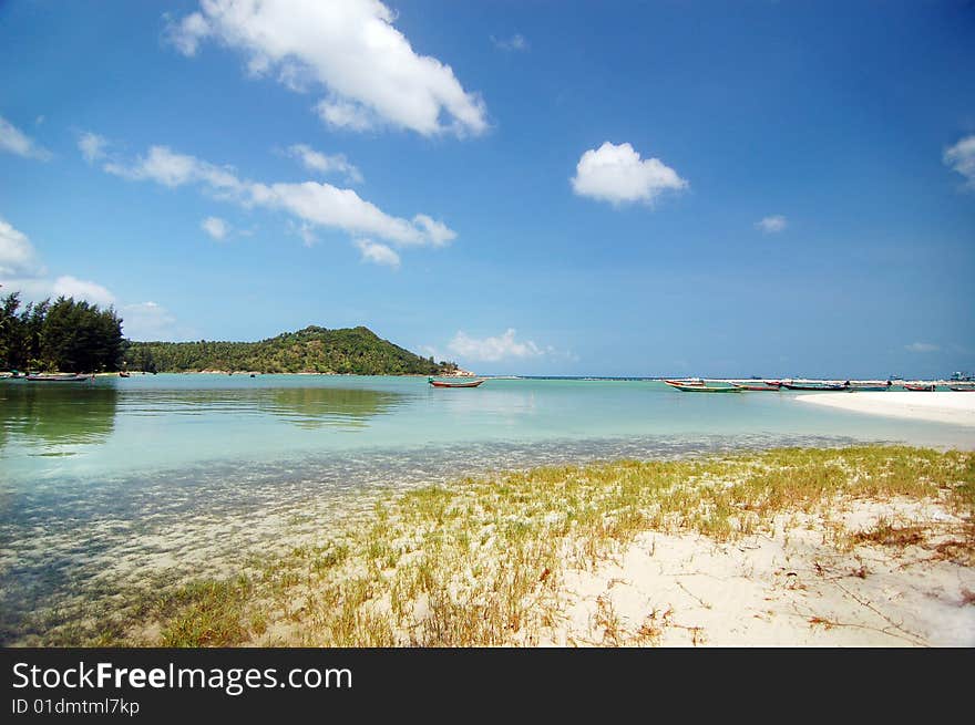 Malibu beach at Koh Phangan Island, Thailand. Malibu beach at Koh Phangan Island, Thailand