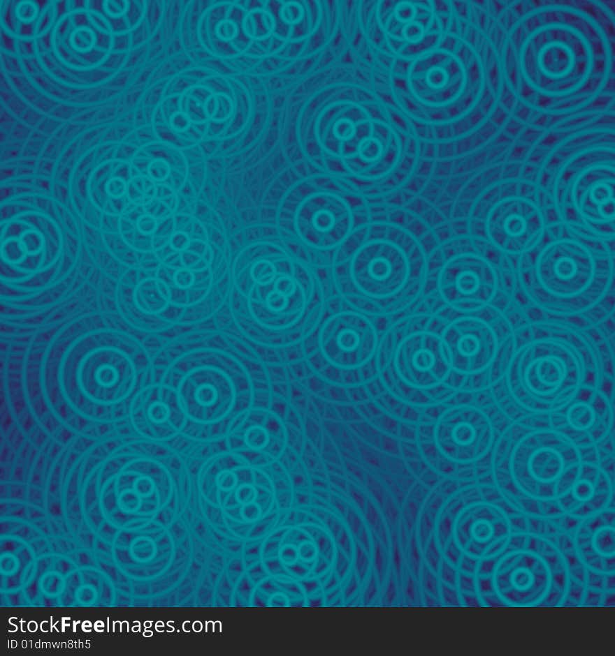 Blue and green ring illustration. Blue and green ring illustration