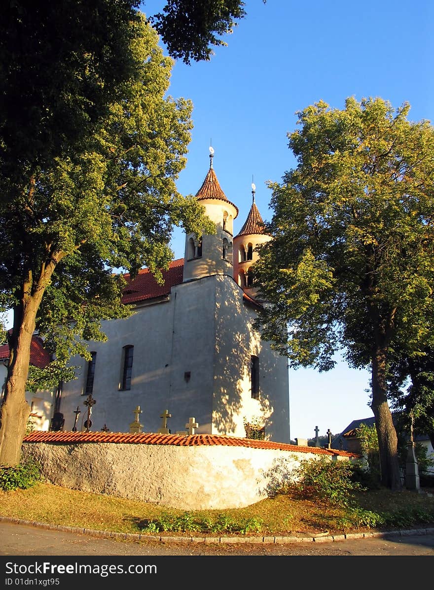 Church and cemetery