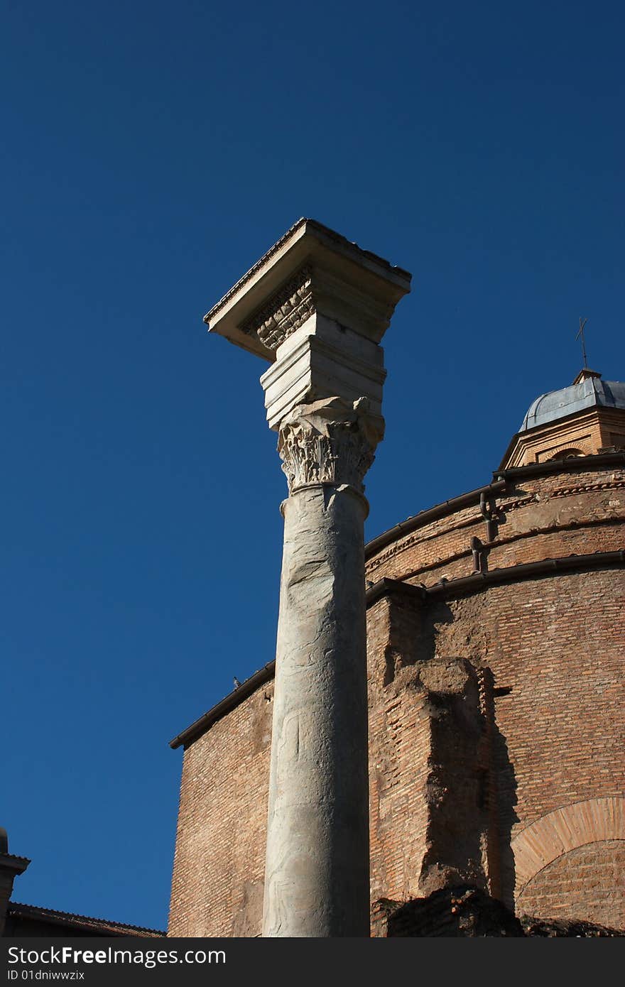 Excavation of ancient Roma ruins