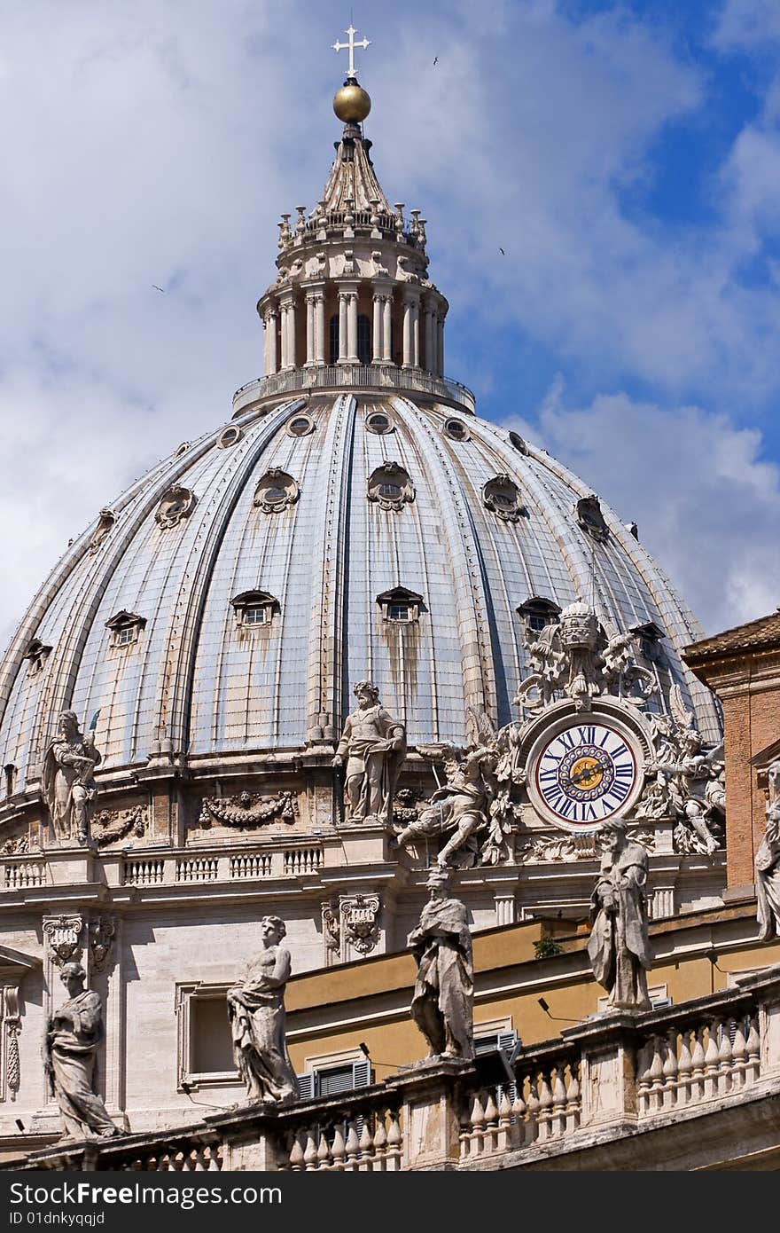 St. Peter's church. Rome. Vatican.