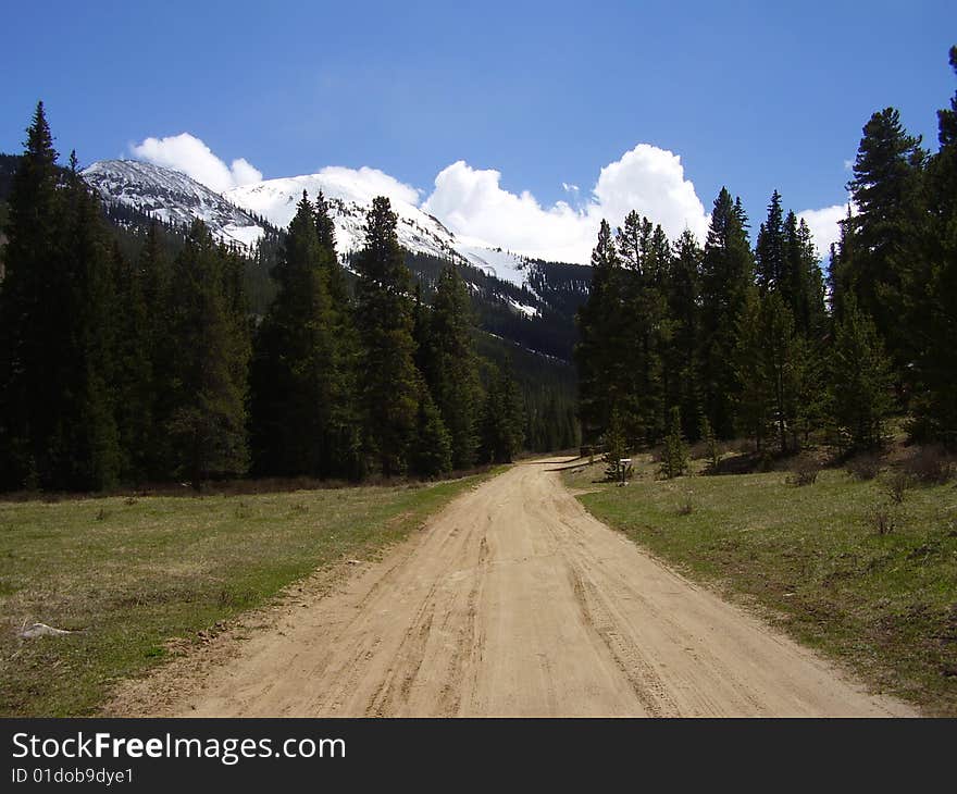 Dirt road in St. Elmo, Colorado. Dirt road in St. Elmo, Colorado.