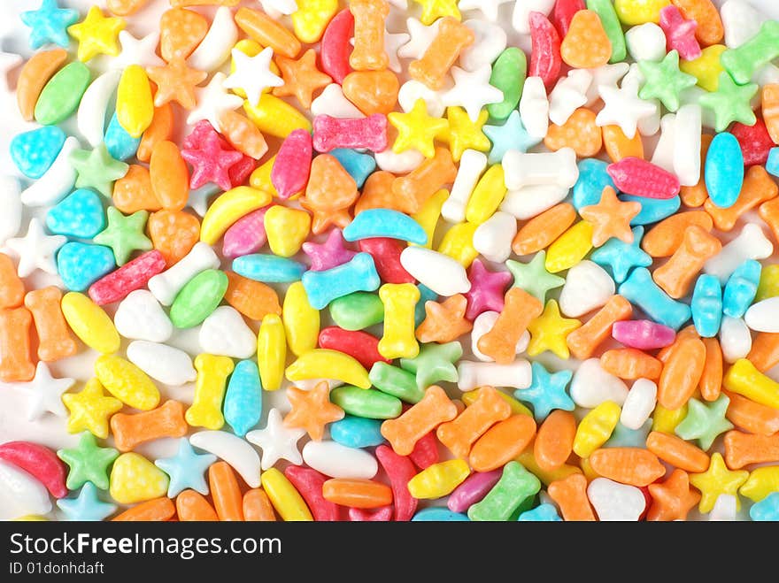 Colorful candy texture