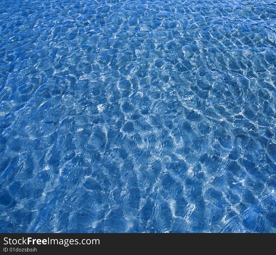 Blue water background