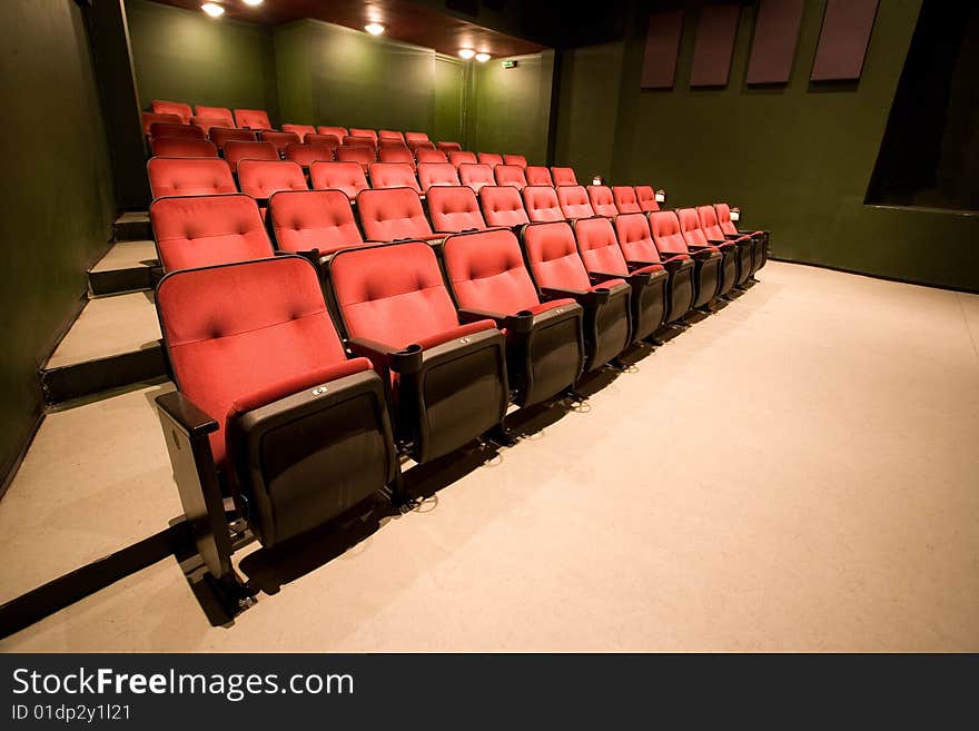 Empty Cinema Auditorium