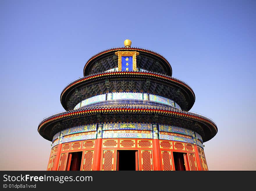 Temple of Heaven (Tian Tan is well-known Chinese Name of this architecture) in Beijing