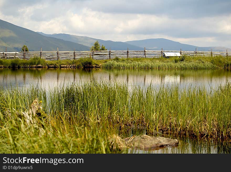 Small lake in a national park. Small lake in a national park