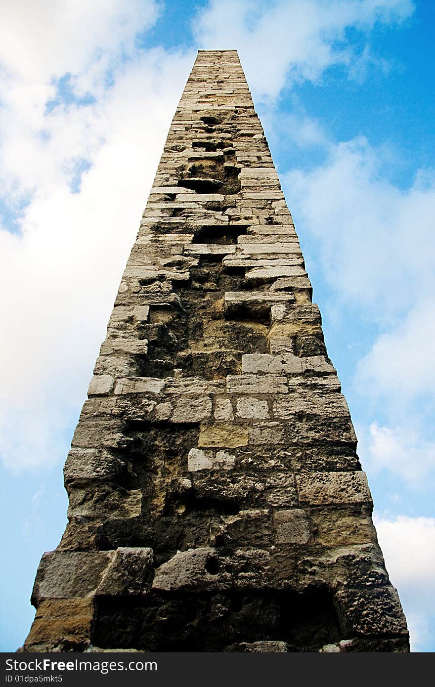 Old Obelisk In Istanbul