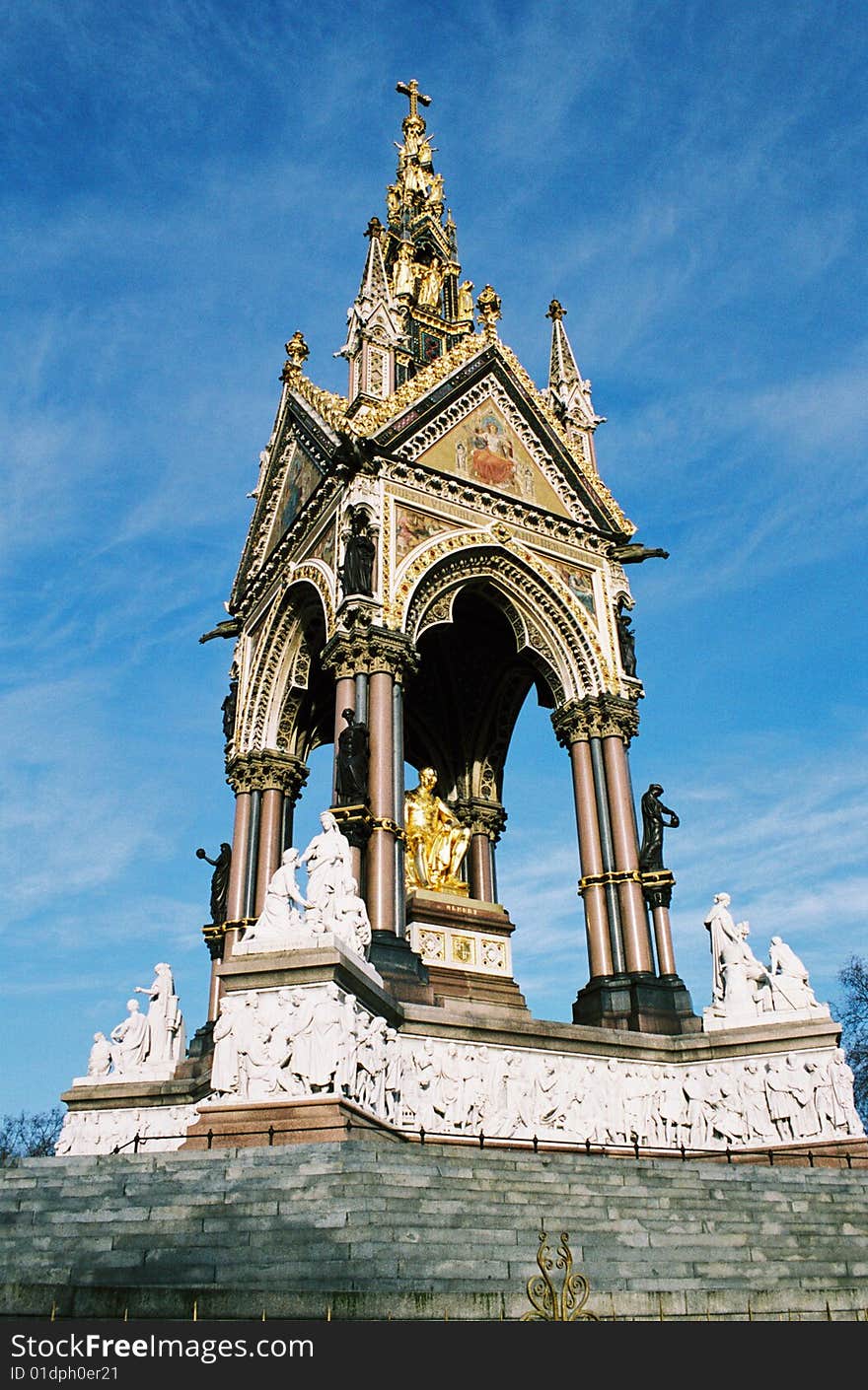 Albert memorial in hyde park