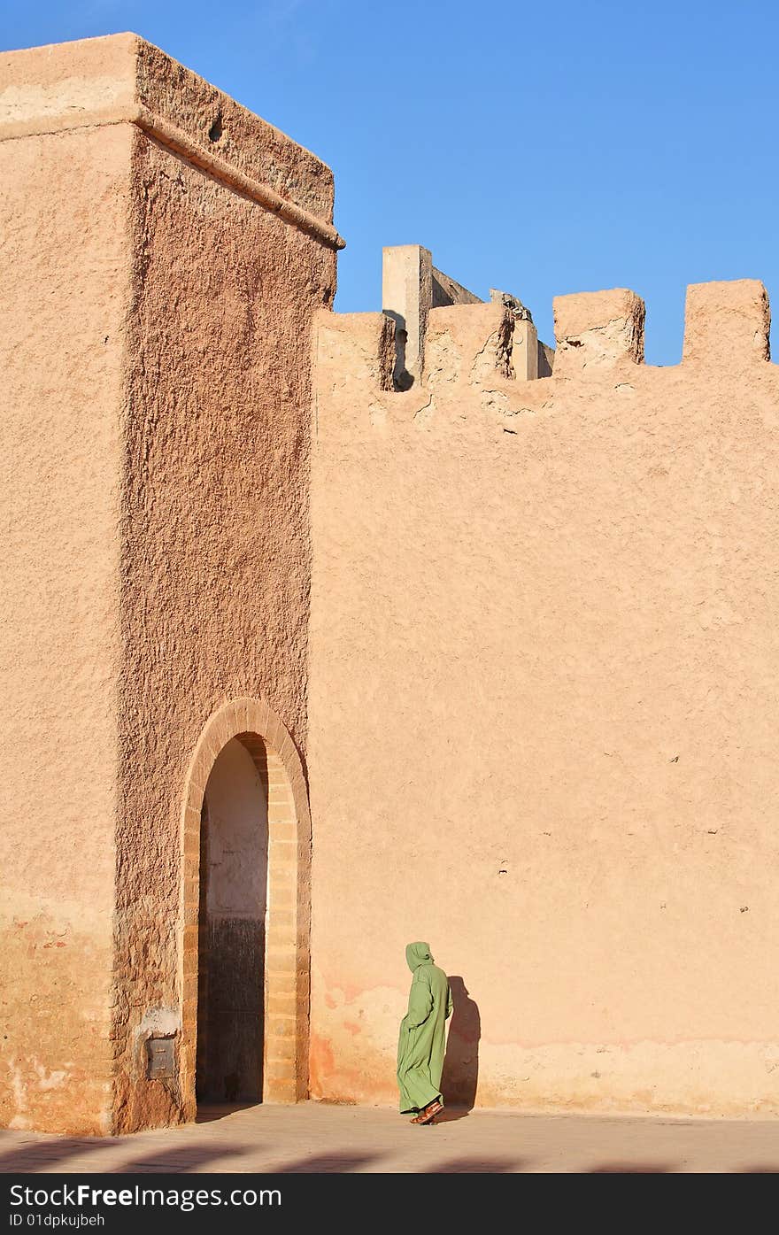 Ramparts in Essaouria town, Morocco