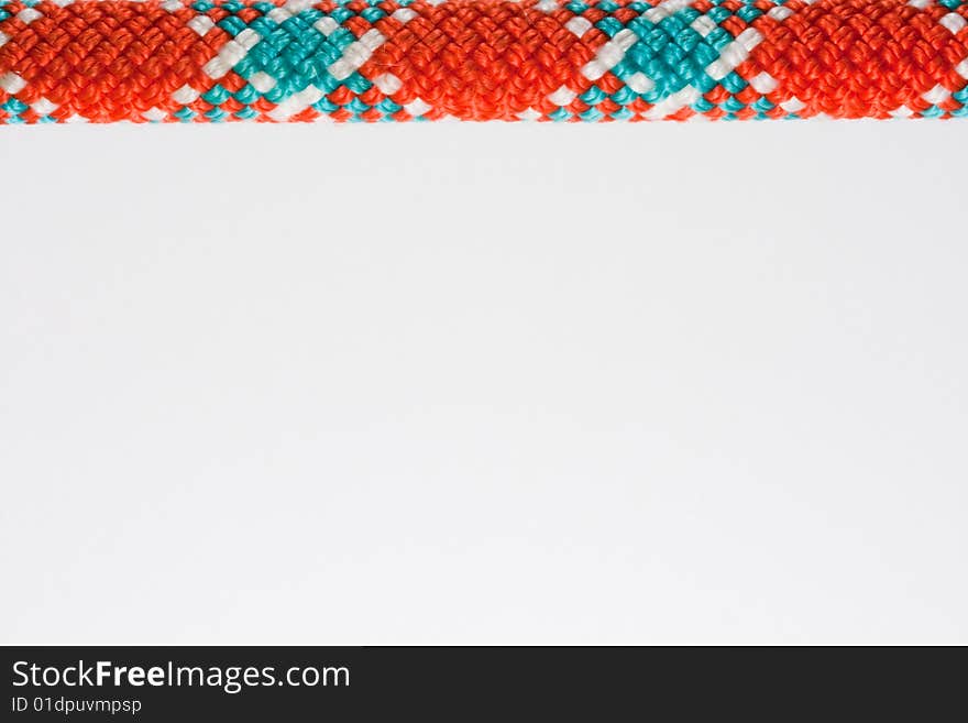 Rope isolated on white background